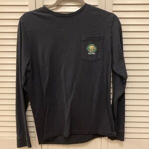 Boys Navy Long Sleeve Holiday Vineyard Vines Shirt